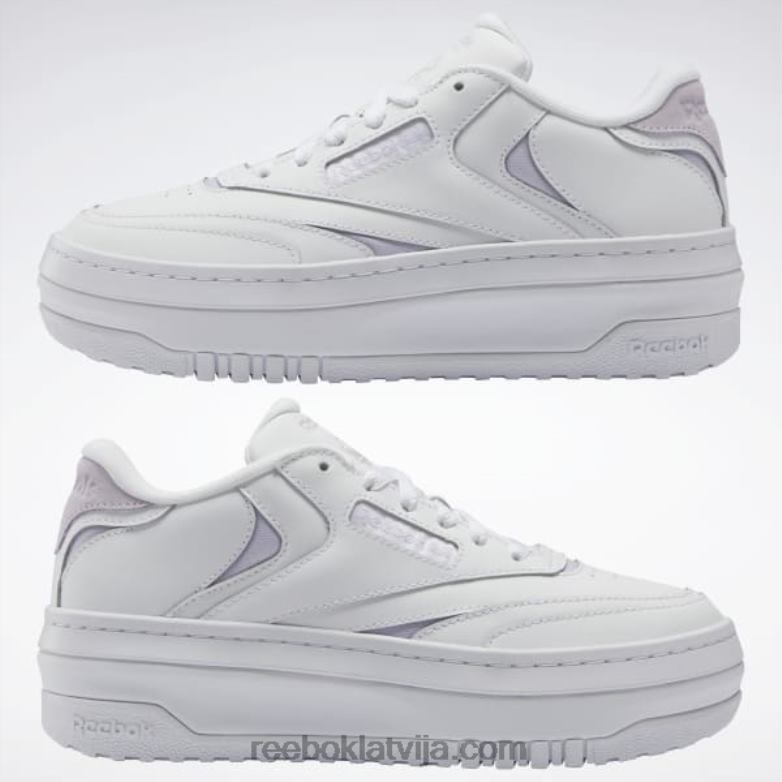 club c extra sieviešu apavi0T46452 Reebok ftwr balts/gaismas ceriņi