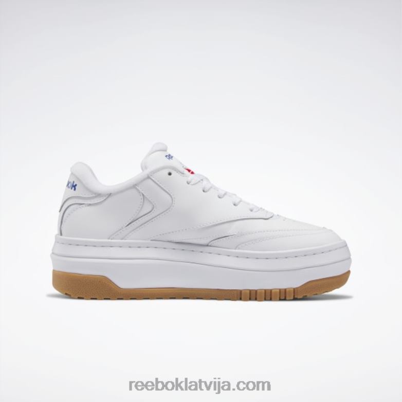 club c extra sieviešu apavi0T46459 Reebok ftwr balts/vektorzils
