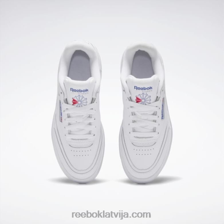 club c extra sieviešu apavi0T46459 Reebok ftwr balts/vektorzils