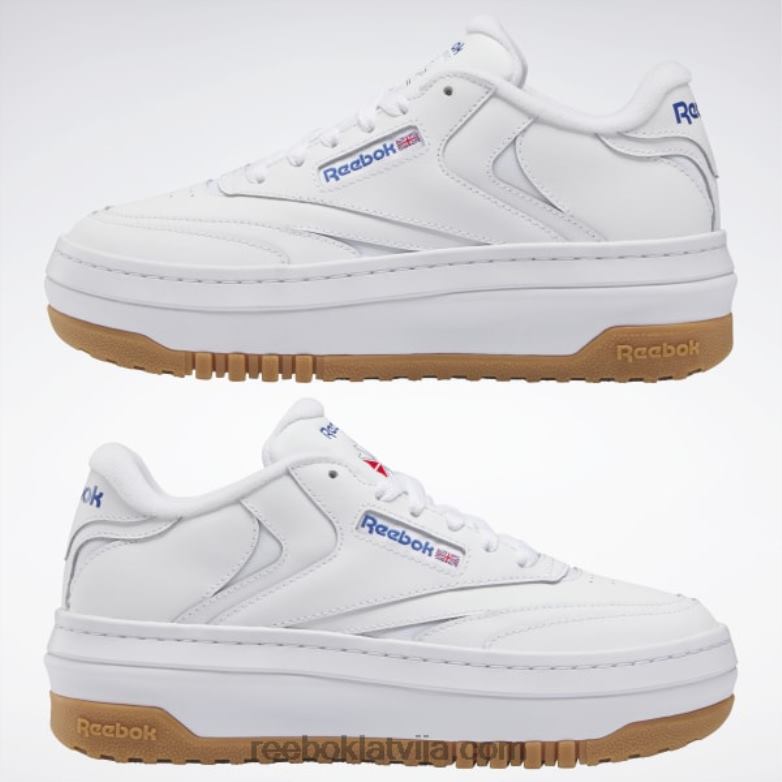 club c extra sieviešu apavi0T46459 Reebok ftwr balts/vektorzils