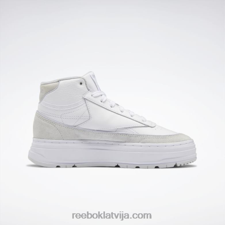 club c geo mid sieviešu apavi0T464262 Reebok ftwr balts/auksti pelēks/auksti pelēks 2