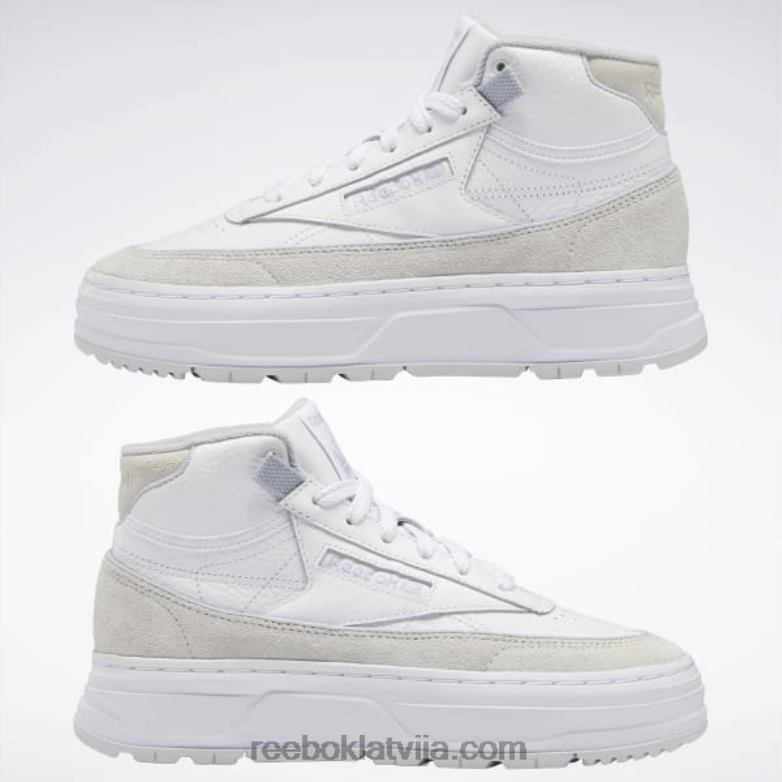 club c geo mid sieviešu apavi0T464262 Reebok ftwr balts/auksti pelēks/auksti pelēks 2