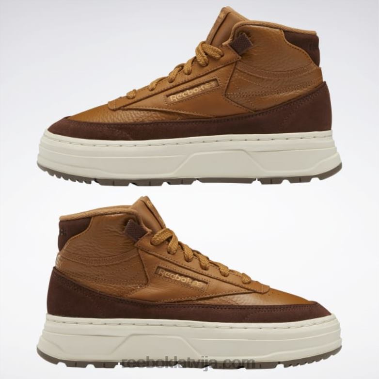 club c geo mid sieviešu apavi0T464439 Reebok savvaļas brūns/otu brūns/īsts bēšs