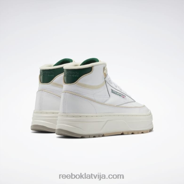 club c geo mid sieviešu apavi0T46461 Reebok ftwr balts/krīts/tumši zaļš