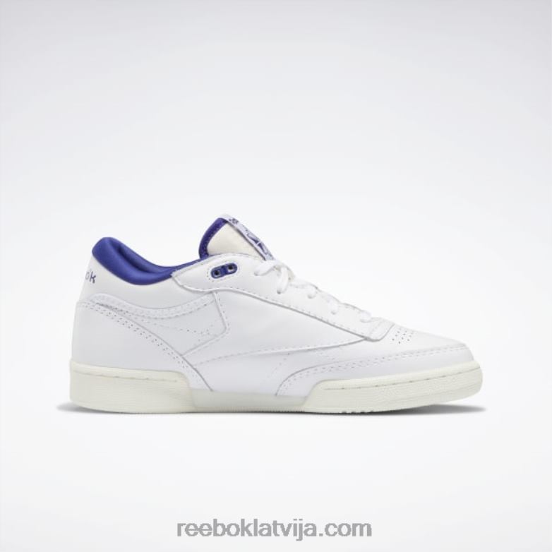 club c mid ii vintage kurpes0T464546 Reebok ftwr balts/krīts/trekns violets
