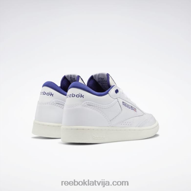 club c mid ii vintage kurpes0T464546 Reebok ftwr balts/krīts/trekns violets