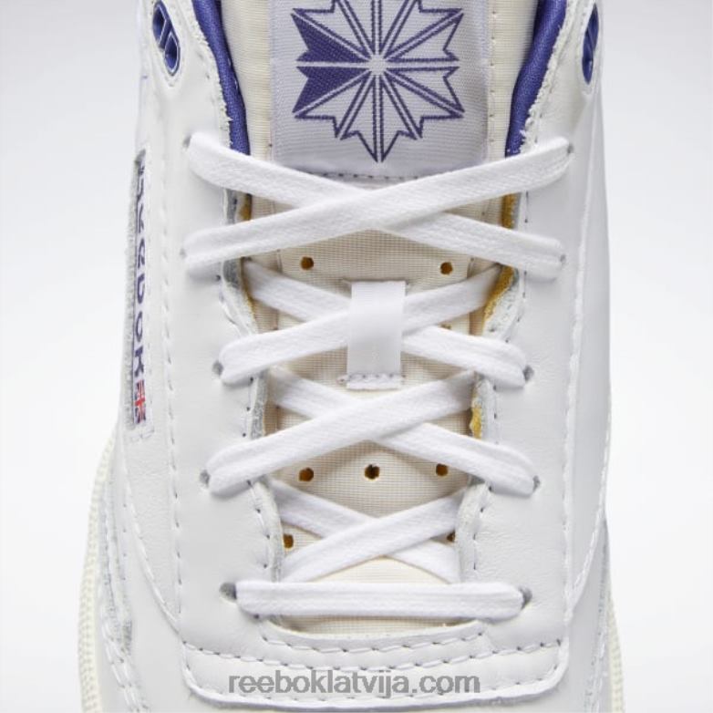 club c mid ii vintage kurpes0T464546 Reebok ftwr balts/krīts/trekns violets