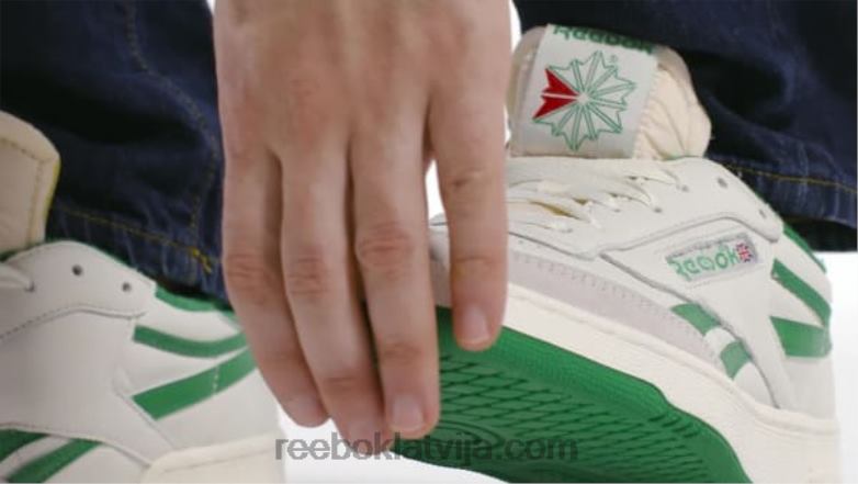 club c revenge vintage vīriešu apavi0T4641043 Reebok krīts/papīrs balts/glenzaļš