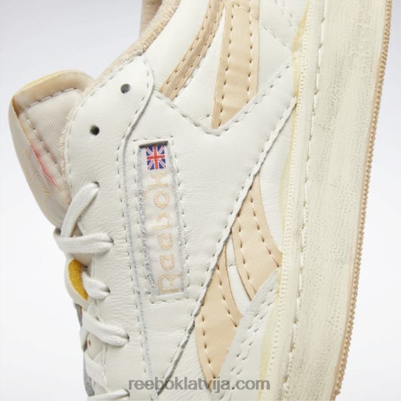 club c revenge vintage vīriešu apavi0T4641104 Reebok krīts/weathered bēšs f22-r/alabaster