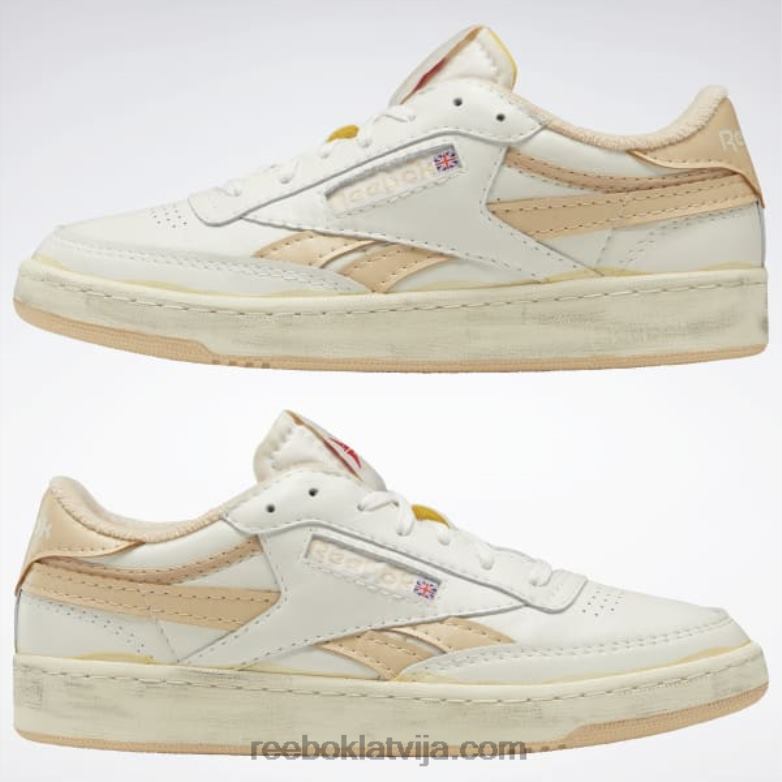 club c revenge vintage vīriešu apavi0T4641104 Reebok krīts/weathered bēšs f22-r/alabaster