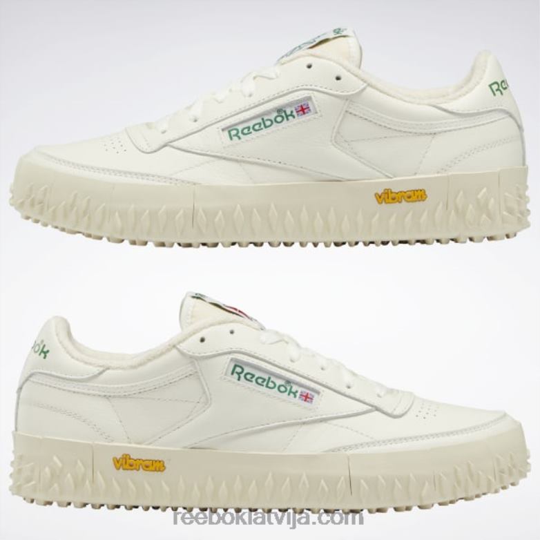 club c vibram apavi0T464306 Reebok krīts/vintage krīts s23-r/glen zaļš