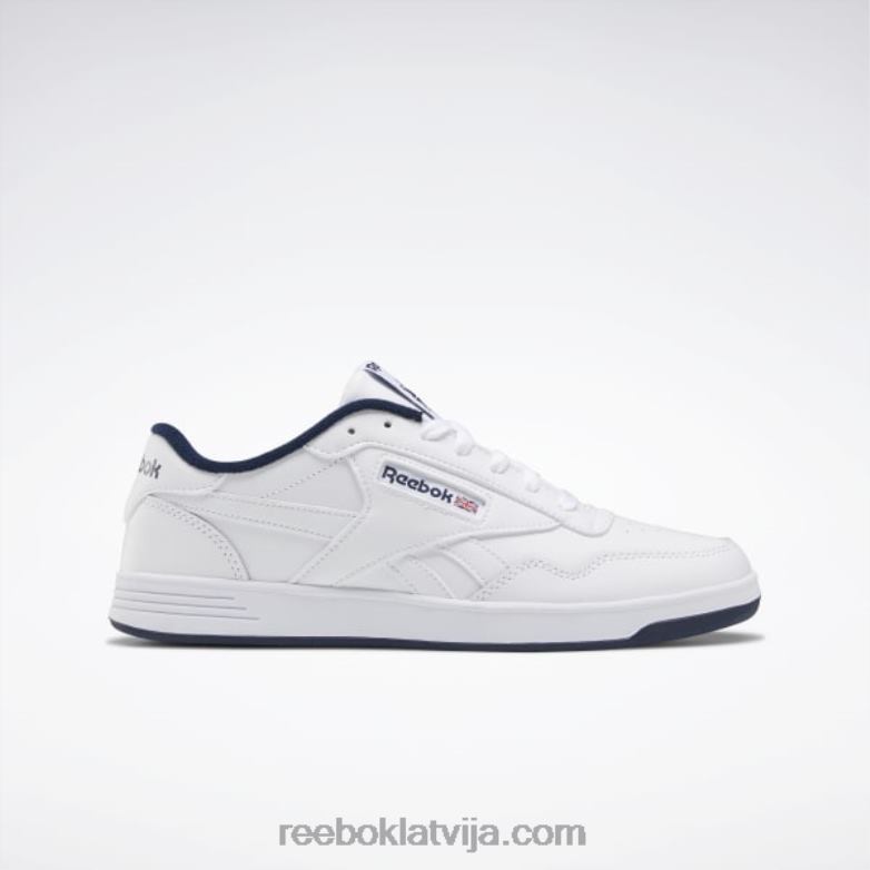 club memt vīriešu apavi0T4641334 Reebok balta/koleģiāla flote
