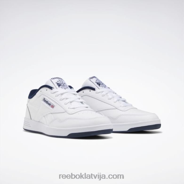 club memt vīriešu apavi0T4641334 Reebok balta/koleģiāla flote