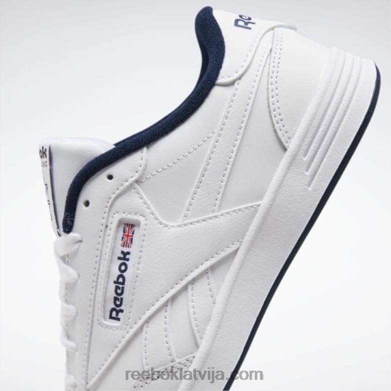 club memt vīriešu apavi0T4641334 Reebok balta/koleģiāla flote