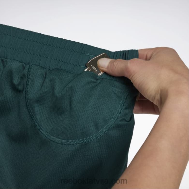 darbojas apdrukāti šorti sievietes 0T464596 Reebok mežs zaļš