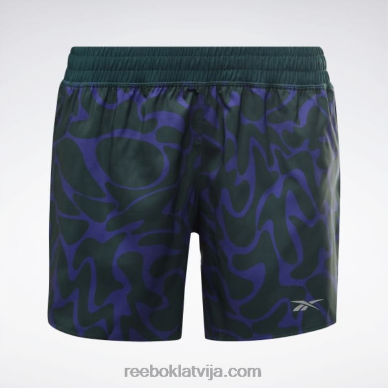 darbojas apdrukāti šorti sievietes 0T464596 Reebok mežs zaļš