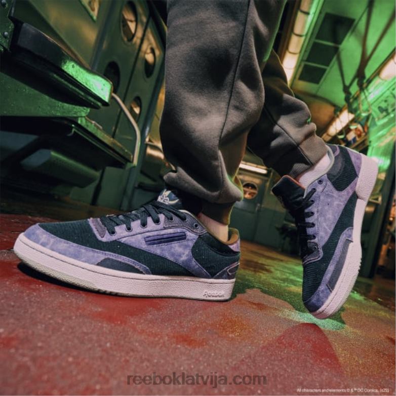 dc club c 85 apavi0T46495 Reebok violets tonis/garšbalts/vintage zaļš