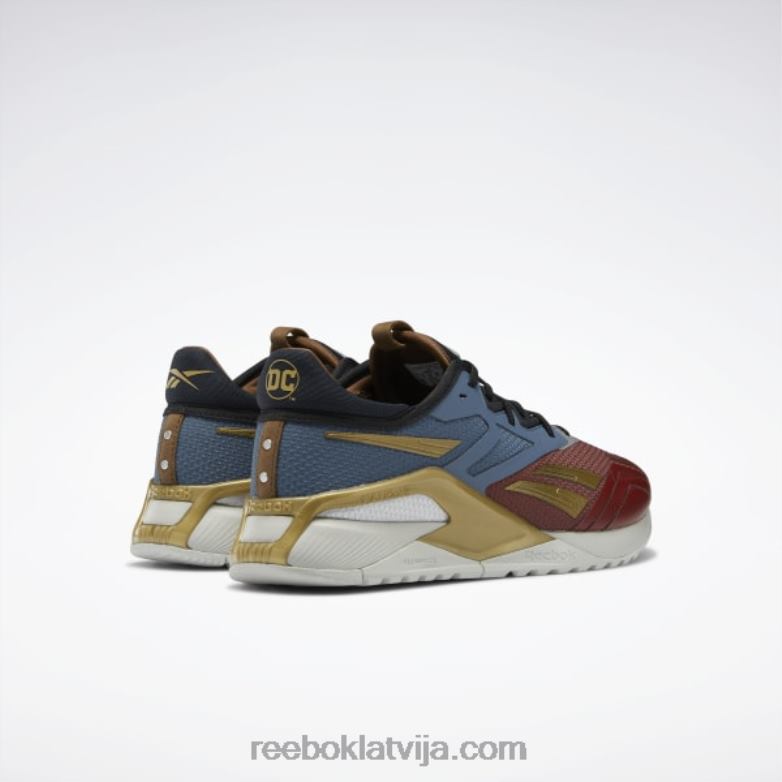 dc nano x2 vīriešu treniņu apavi0T46498 Reebok terra sarkans/drosmīgs zils/matēts zelts