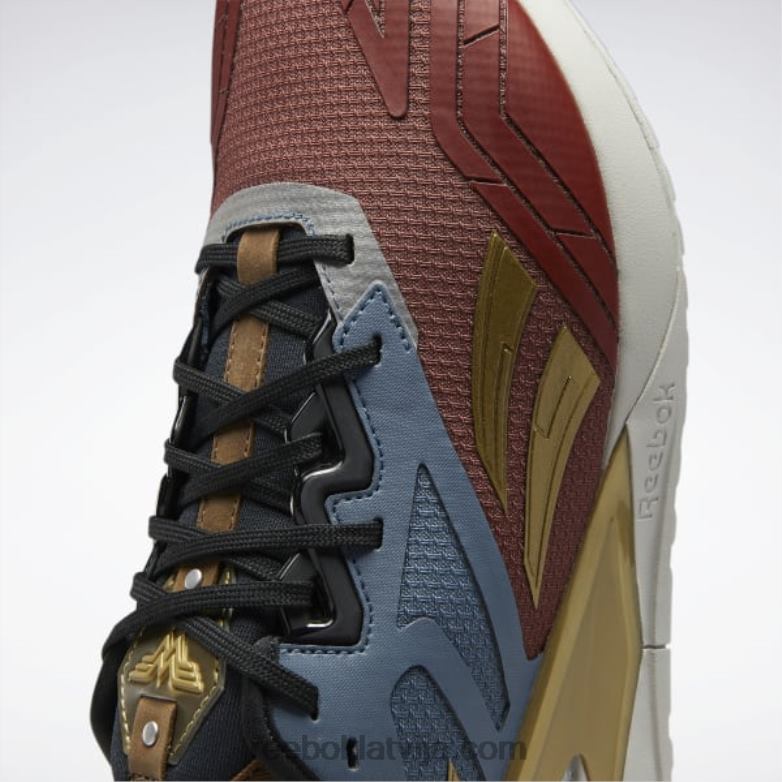 dc nano x2 vīriešu treniņu apavi0T46498 Reebok terra sarkans/drosmīgs zils/matēts zelts