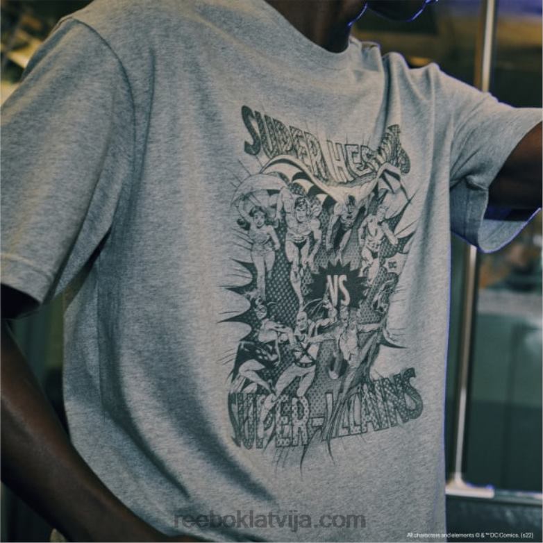 dc x sejas krekls0T464396 Reebok vidēji pelēki virši