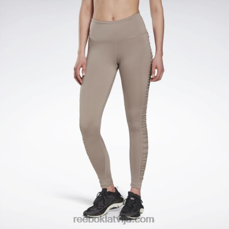 drosmīgas zeķubikses ar augstu vidukli sievietes 0T464892 Reebok laukakmens pelēks