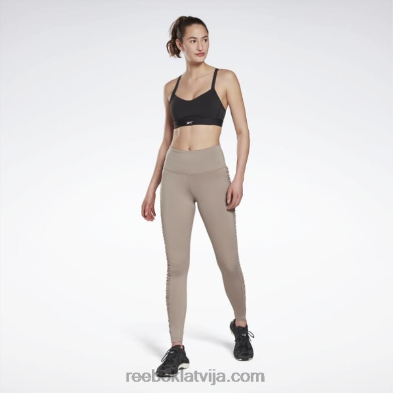 drosmīgas zeķubikses ar augstu vidukli sievietes 0T464892 Reebok laukakmens pelēks