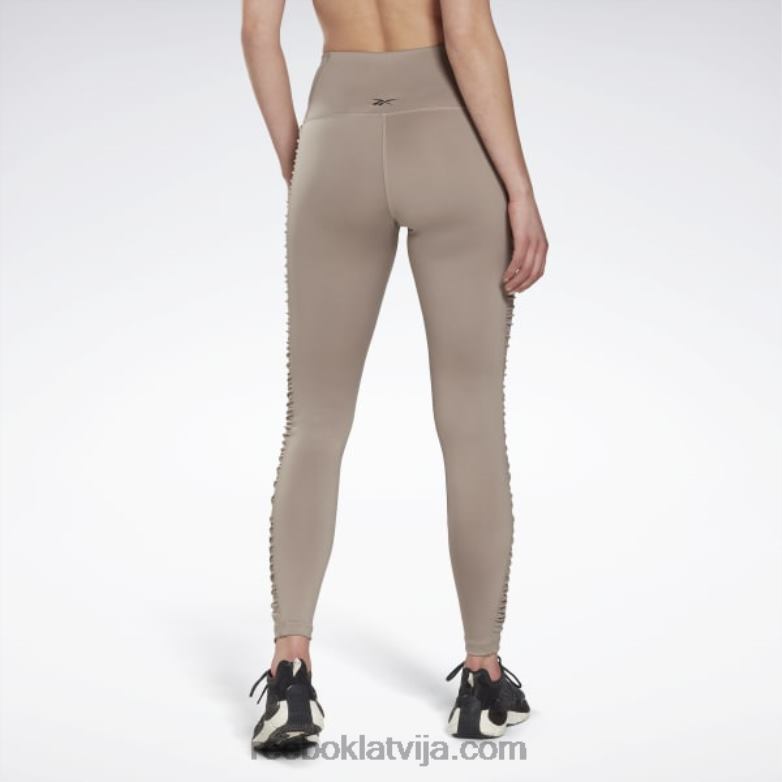 drosmīgas zeķubikses ar augstu vidukli sievietes 0T464892 Reebok laukakmens pelēks