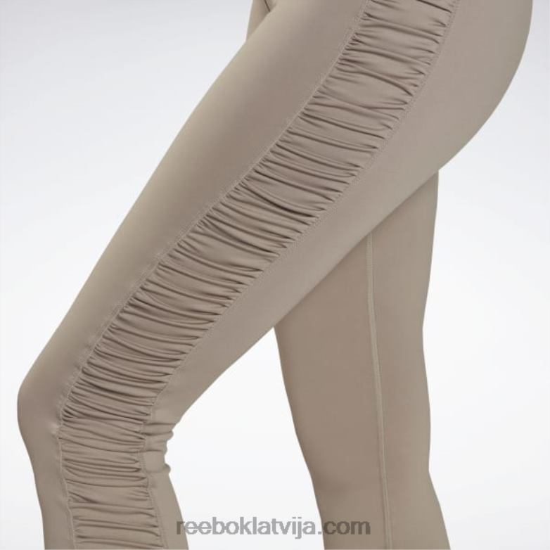 drosmīgas zeķubikses ar augstu vidukli sievietes 0T464892 Reebok laukakmens pelēks