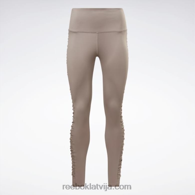 drosmīgas zeķubikses ar augstu vidukli sievietes 0T464892 Reebok laukakmens pelēks