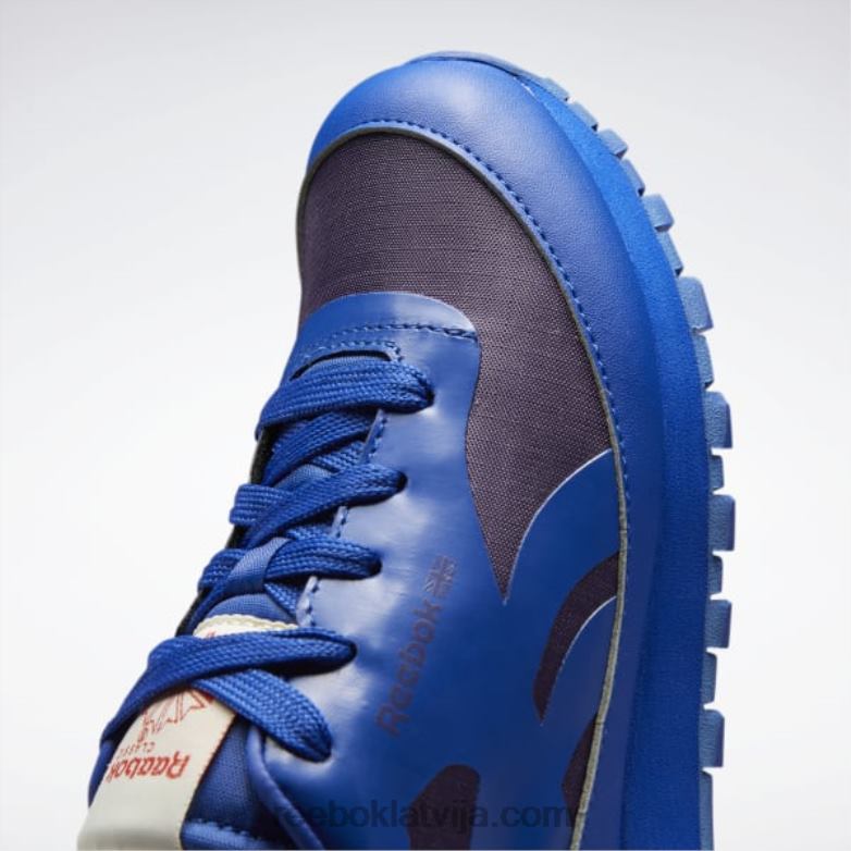 dzīvnieku observatorija klasiskās ādas apavi - pirmsskolas bērni 0T4641395 Reebok kobalta/violetas prasmes/saules skābe dzeltena