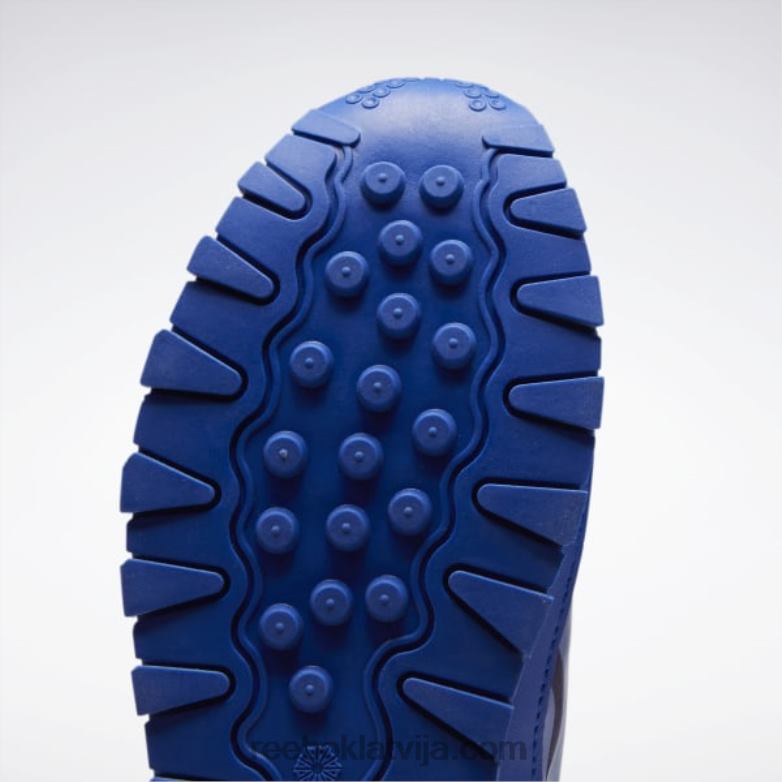 dzīvnieku observatorija klasiskās ādas apavi - pirmsskolas bērni 0T4641395 Reebok kobalta/violetas prasmes/saules skābe dzeltena