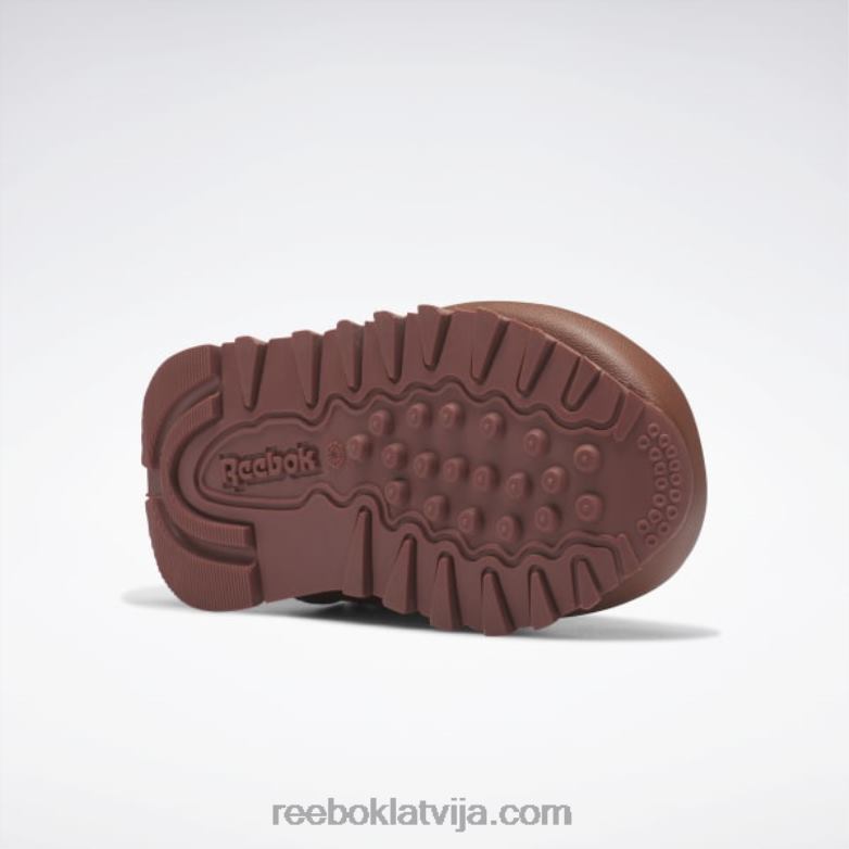 dzīvnieku observatorija klasiskās ādas kurpes - toddler bērni 0T4641435 Reebok laukakmens brūns/spilgti oranžs/saules skābes dzeltens