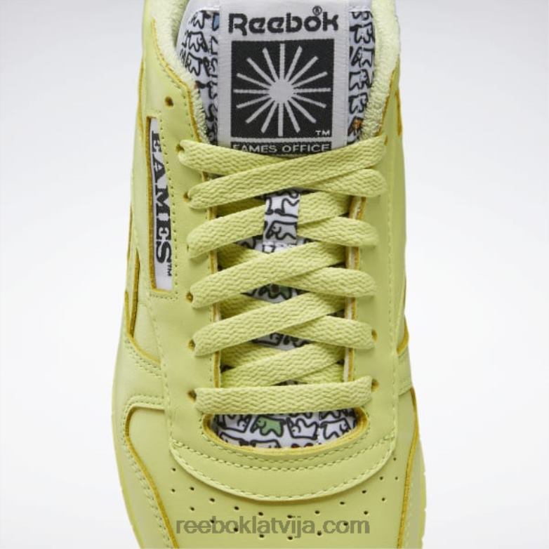 eames klasiskās ādas kurpes0T464544 Reebok forša alveja/sero melns