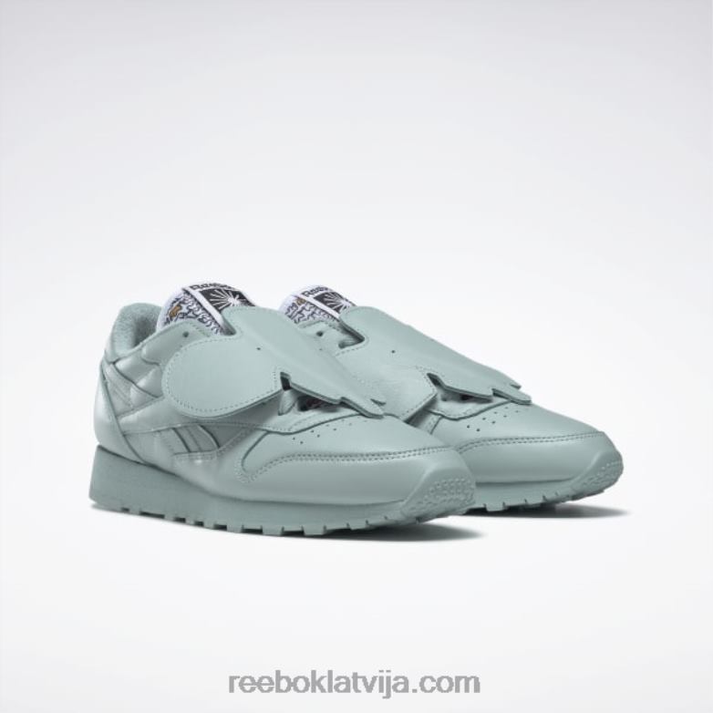 eames klasiskās ādas kurpes0T464548 Reebok piejūras pelēks/melns kodols