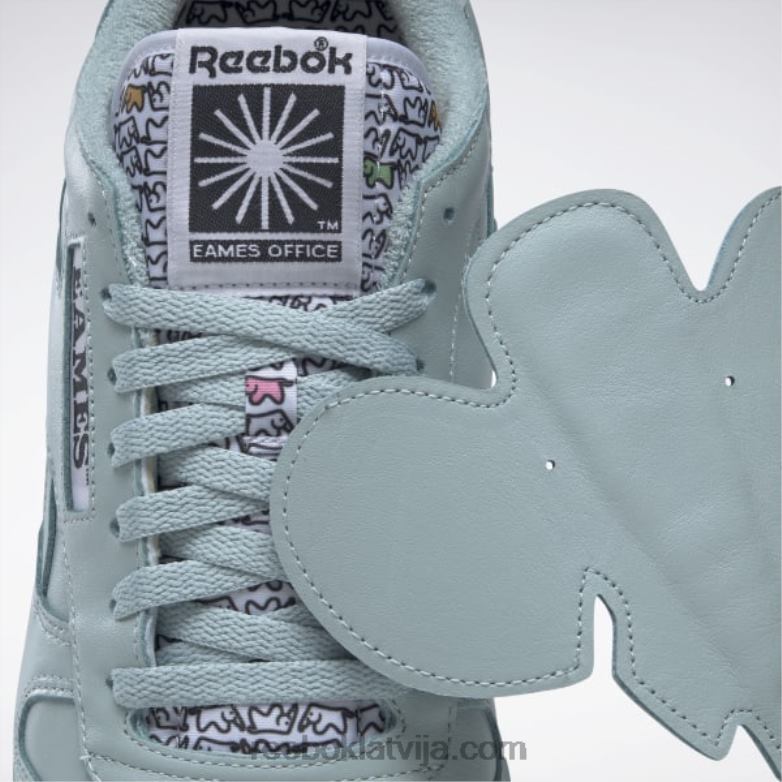 eames klasiskās ādas kurpes0T464548 Reebok piejūras pelēks/melns kodols