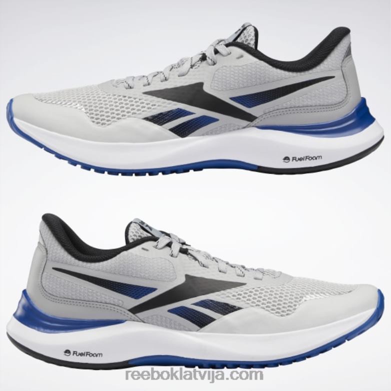 endless road 3 vīriešu skriešanas apavi0T4641172 Reebok tīri pelēks 3/core melns/vektorzils