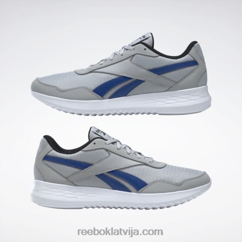 energen lite vīriešu skriešanas apavi0T4641074 Reebok tīri pelēks 3/vektors zils/ftwr balts