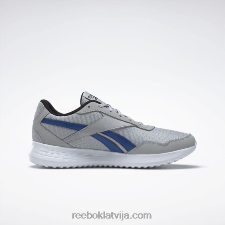 energen lite vīriešu skriešanas apavi0T4641074 Reebok tīri pelēks 3/vektors zils/ftwr balts