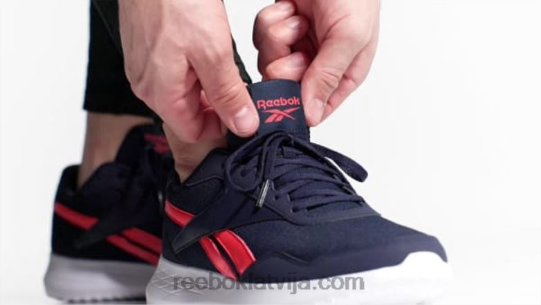 energen lite vīriešu skriešanas apavi0T4641084 Reebok vektors navy/semi orange flare/ftwr balts