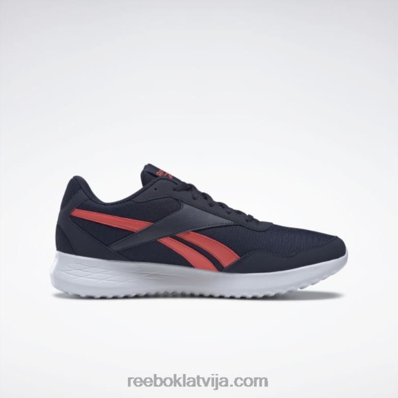 energen lite vīriešu skriešanas apavi0T4641084 Reebok vektors navy/semi orange flare/ftwr balts
