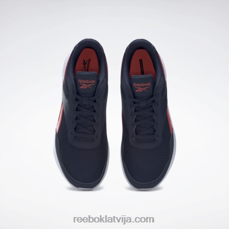 energen lite vīriešu skriešanas apavi0T4641084 Reebok vektors navy/semi orange flare/ftwr balts