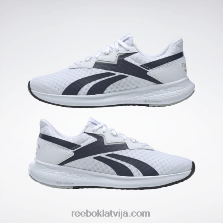energen plus 2 vīriešu skriešanas apavi0T4641191 Reebok ftwr balts/vektora zils/tīri pelēks 2