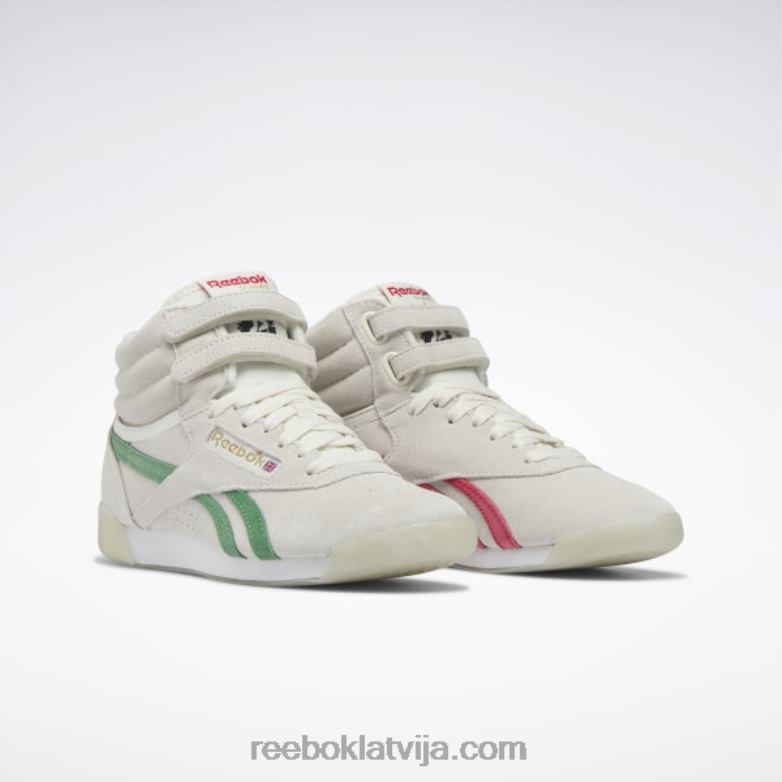 f/s hi sieviešu apavi0T464317 Reebok krīts/vektorsarkans/glenzaļš