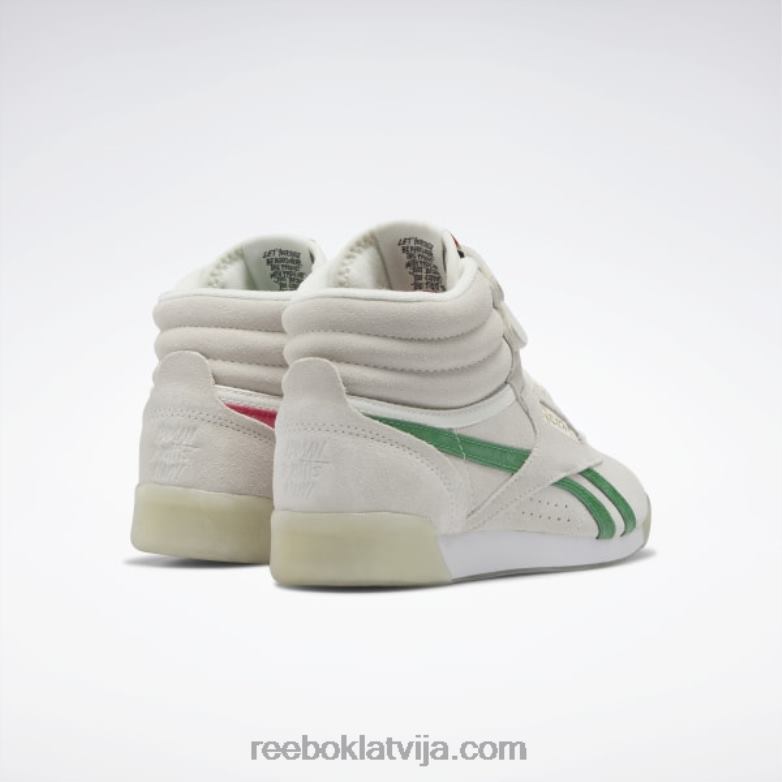 f/s hi sieviešu apavi0T464317 Reebok krīts/vektorsarkans/glenzaļš