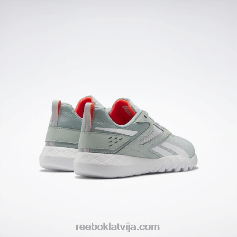 flexagon energy 4 sieviešu treniņu apavi0T464184 Reebok piejūras pelēks/ftwr balts/oranžs uzliesmojums