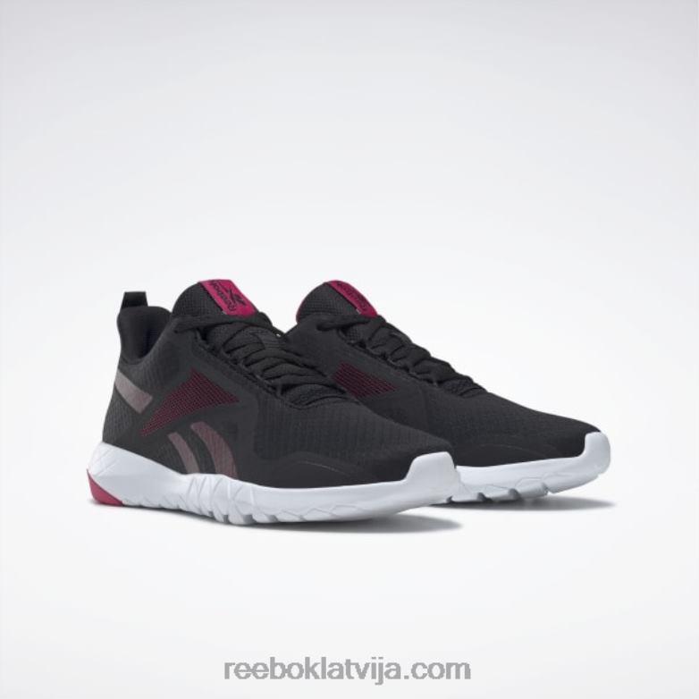 flexagon force 3 plati d sieviešu treniņa apavi0T464919 Reebok kodols melns/maroon/pursuit rozā