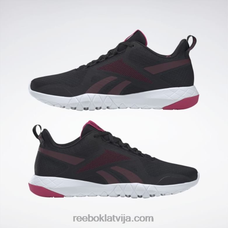 flexagon force 3 plati d sieviešu treniņa apavi0T464919 Reebok kodols melns/maroon/pursuit rozā