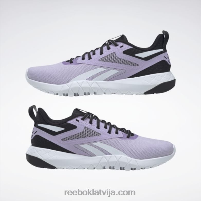 flexagon force 4 sieviešu treniņu apavi0T464215 Reebok core black/purple oasis/ftwr white