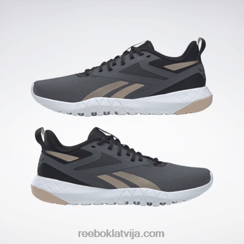 flexagon force 4 sieviešu treniņu apavi0T464221 Reebok kodols melns/tīri pelēks 7/sleek met
