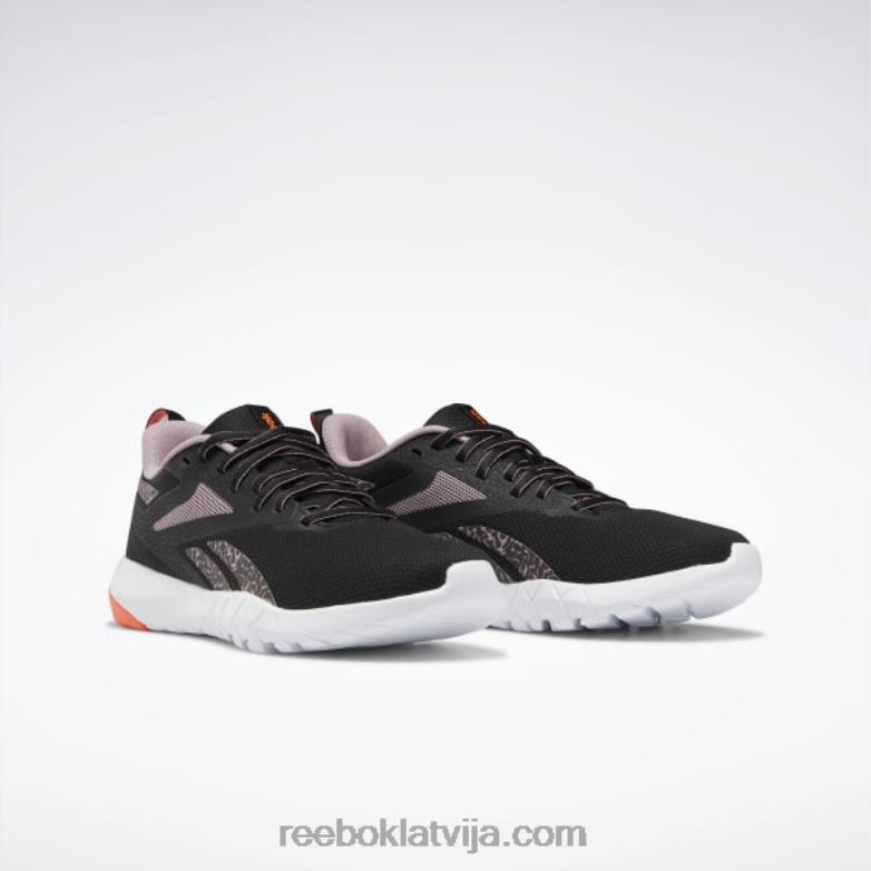 flexagon force 4 sieviešu treniņu apavi0T464254 Reebok kodols melns/uzpūsts ceriņu/oranžs uzliesmojums